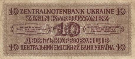 Ukrajna/német megszállás 1942. 10K T:III
Ukraine / German occupation 1942. 10K T:III
