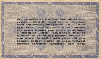 1946. 10.000.000AP barnásfehér, vízjeles papír, fordított címer, "amelyeknek" T:II