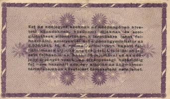 1946. 10.000AP + 50.000AP + 100.000AP (5x) kétféle papír + 500.000AP (3x) kétféle papír + 100.000.00...