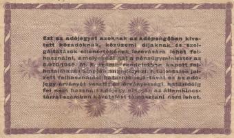 1946. 10.000AP + 50.000AP + 100.000AP (5x) kétféle papír + 500.000AP (3x) kétféle papír + 100.000.00...