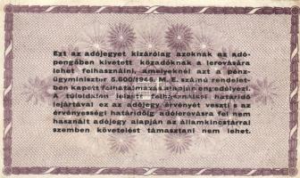 1946. 10.000AP + 50.000AP + 100.000AP (5x) kétféle papír + 500.000AP (3x) kétféle papír + 100.000.00...