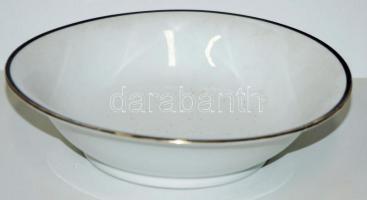 Háború előtti aranyozott szélű Zsolnay étkészlet rész 11 db tányér, 5 tál