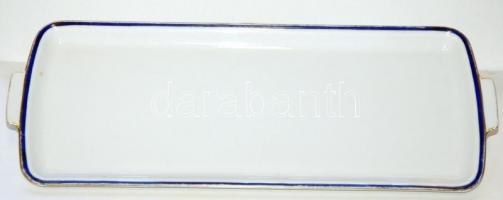 Háború előtti aranyozott szélű Zsolnay étkészlet rész 11 db tányér, 5 tál