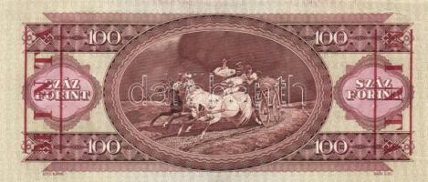 1980. 100Ft "MINTA" perforációval és felülnyomással, B 000 + számozás T:I