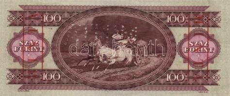 1962. 100Ft "MINTA" perforációval és felülnyomással "B 039" T:I(apró sarokhajlás...