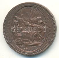 Franciaország 1792. 5S "Monneron fivérek" Br zseton szign.: Dupré  T:2-/3 France 1792. 5S "Monneron brothers" Br token sign.: Dupré T:VF/F