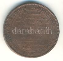 Franciaország 1792. 5S "Monneron fivérek" Br zseton szign.: Dupré  T:2-/3
France 1792. 5S ...