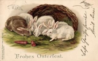 Easter rabbits litho (EK)