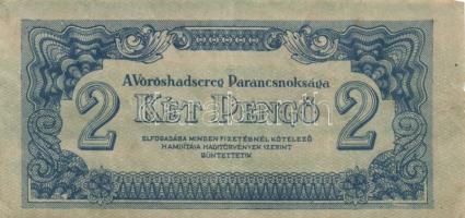 1944. "Vöröshadsereg Parancsnoksága" 1P + 2P + 5P + 50P + 1984-1992. 100Ft (3x) T:II,III