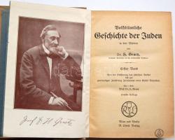 Heinrich Graetz: Volkstümliche Geschichte der Juden in drei Bänden, vol. I-III, 6. Aufl. Wien-Berlin...