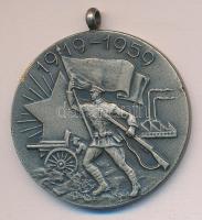 1959. "Tanácsköztársasági emlékérem mellszalag nélkül T:2 ph.