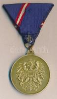 Ausztria 1963. Katonai Szolgálati érdemérem "Stets Bereit" mellszalaggal T:2
Austria 1963....