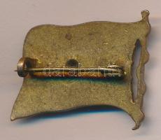 Habsburg Birodalom I.VH. Habsburg zászló kétfejű sassal, zománcozott jelvény (2,5x1,5mm) T:2
Habsbur...