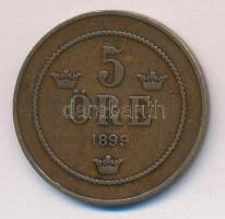 Svédország 1899. 5ö Br T:2- Sweden 1899. 5 Ore Br C:VF