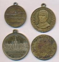 Németország 1800-1900-as évek 4db klf Br medál, közte "Adolf Kolping" + "Friedrich" porosz császár + "Nürnberg Kiállítás 1896" T:2,3 Germany 1800-1900s 4 different Br medals "Adolf Kolping" + Friedrich" Prussian Emperor + "Nürnberg exhibition 1896" C:XF,F