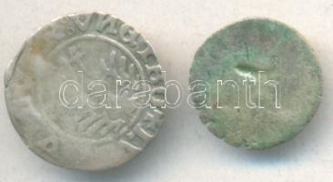 2db középkori Ag pénz, egyik Lengyelország 1520. 1/2Gr Ag, másik azonosítatlan T:3
Two mediavel Ag c...