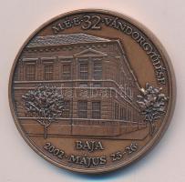 2002. "MÉE 32. Vándorgyűlése Baja / Czirfusz Ferenc" Br emlékplakett T:1