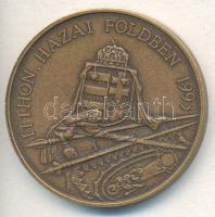 Bognár György (1944-) 1993. "Vitéz Nagybányai Horthy Miklós / Itthon hazai földben" Br eml...