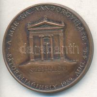 1989. "MÉE XIX. Vándorgyűlése - Kazinczy Ferenc - Sátoraljaújhely" Br emlékérem (42m) T:2