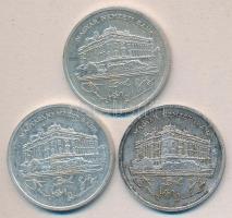 1992. 200Ft Ag "MNB" (3x) T:2