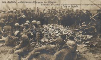 Military WWI, German soldiers in Westen (EK)