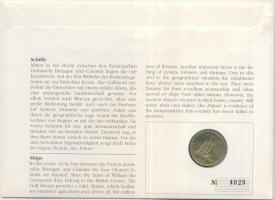 Guernsey 1983. 1Ł érmés borítékon teljes bélyegsorral, elsőnapi bélyegzővel, hátoldali ismertetővel ...