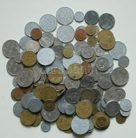 Románia vegyes fémpénz tétel, összesen 0,6kg T:vegyes Romania mixed metal coins, all 0,6kg C:mixed C:mixed