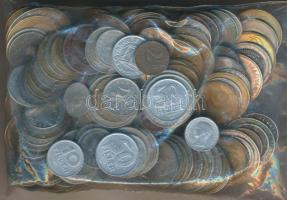 Vegyes fémpénz tétel,fillérek, pengők, forintok összesen 0,6kg T:vegyes