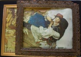 Nagy keret tétel: 12db különböző méretű és állapotú ízléses képkeret üvegezéssel és anélkül /
Pictur...