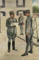 WWI Dutch military officers, contract s: Van Gorschof, Első Világháborús holland katonatisztek, szerződés s: Van Gorschof