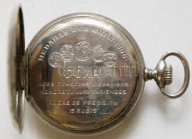 cca 1900 Doxa zsebóra hibátlan porcelán számlappal, másodpercmutatóval. Nem jár /
Doxa pocket watch ...