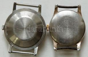 cca 1970 2db Pobeda férfi karóra szíj nélkül, az egyik nem jár /
USSR male wristwatches, one does no...