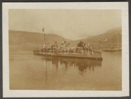 cca 1914 Torpedóromboló fotó / Photo of k.u.k. Torpedo-destroyer 12x9 cm