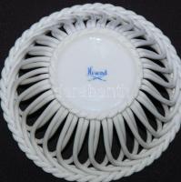 Kézzel festett Bouquet de tulipe-mintás jelzett Herendi fonott porcelán kosár hibátlan állapotban /
...