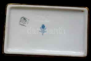 Szász Endre által tervezett Hollóházi jelzett porcelán ékszeres doboz hibátlan állapotban / Faces de...