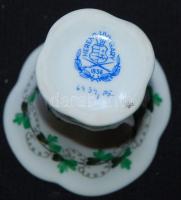 Kézzel festett sorszámozott Persil-mintás jelzett Herendi porcelán váza hibátlan állapotban /
Handpa...