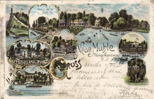 1898 Neue Mühle Litho