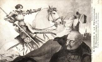 French propaganda, Military WWI, St. Georges, s: S. Solomko