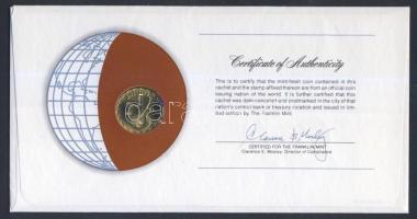 1978. 2Ft bélyeges érmés borítékon alkalmi bélyegzős bélyeggel T:1