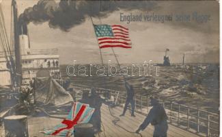 England verleugnet Siene Flagge
