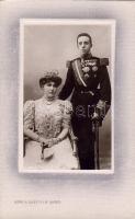 Spanischer König und Königin foto Ak