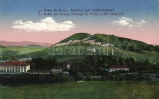 Sveti Petar na Krasu with railway station