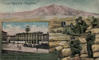 Trieste Grand square, Italian military
