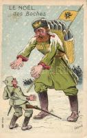 French military humour, Military WWI, Christmas for the Boches, s: Lesnit