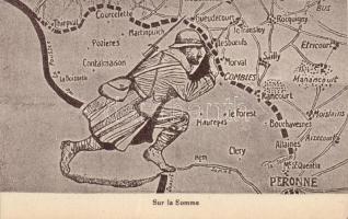 French propaganda, Military WWI, Battle of the Somme