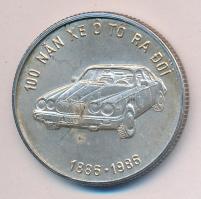 Vietnam 1988. 100D Ag "100 éves az autó" T:1- Csak 2000db!
Vietnam 1988. 100 Dong Ag "...