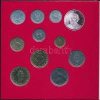 1994. 10f-100Ft 10klf db + 200Ft Ag "Deák" dísztokos szettben T:BU