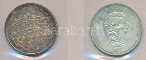 1992. 200Ft Ag "MNB" + 1994. 200Ft Ag "Deák" T:2