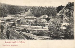 Gyimes Hungarian-Romanian border, iron bridge