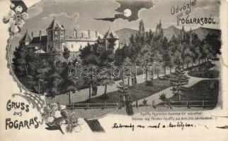 Fogaras Apaffy castle, litho